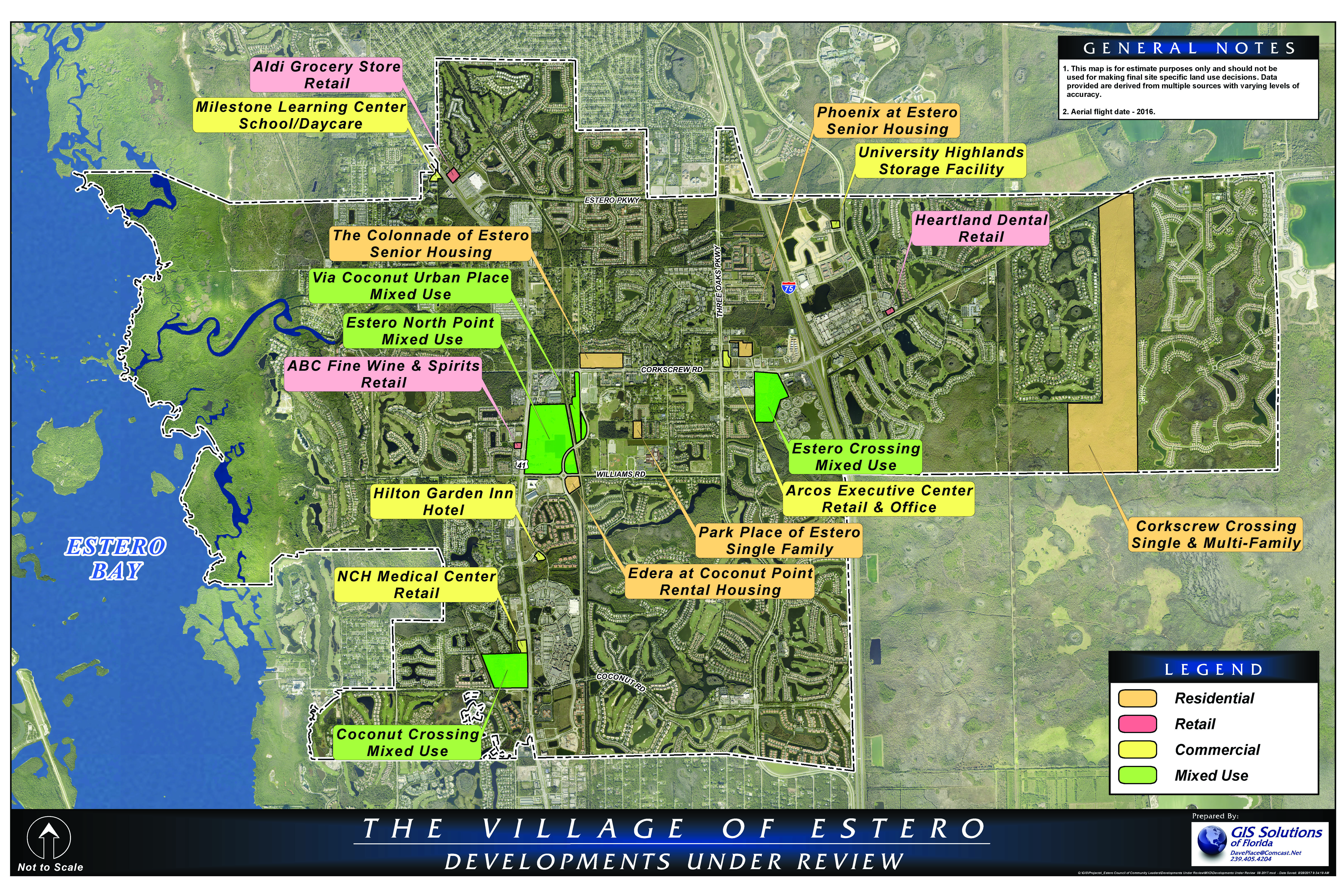 Map of Developments