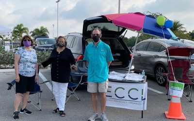 ECCL Participates in Lee Health Coconut Point Drive-Through Health Fair