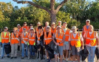 10 Tons of Rubbish  Collected along Estero’s Stretch of  US 41 Since the Start of the FDOT Adopt a Highway Program!