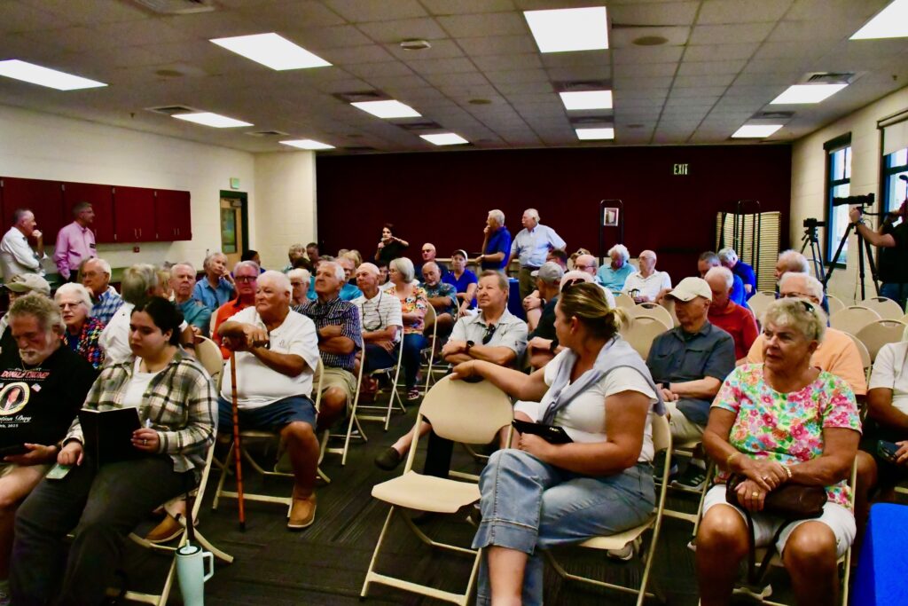 Capacity crowd attended