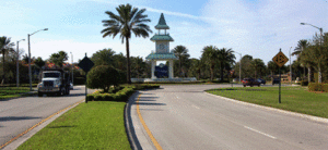 Roundabout in Estero