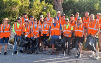 April Adopt-a-Highway bags 460 lbs of litter.