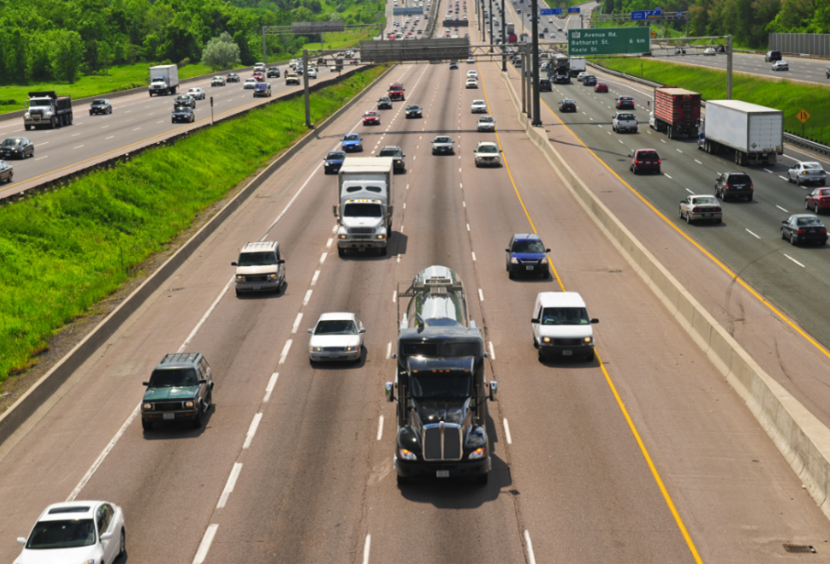 Traffic on Interstate