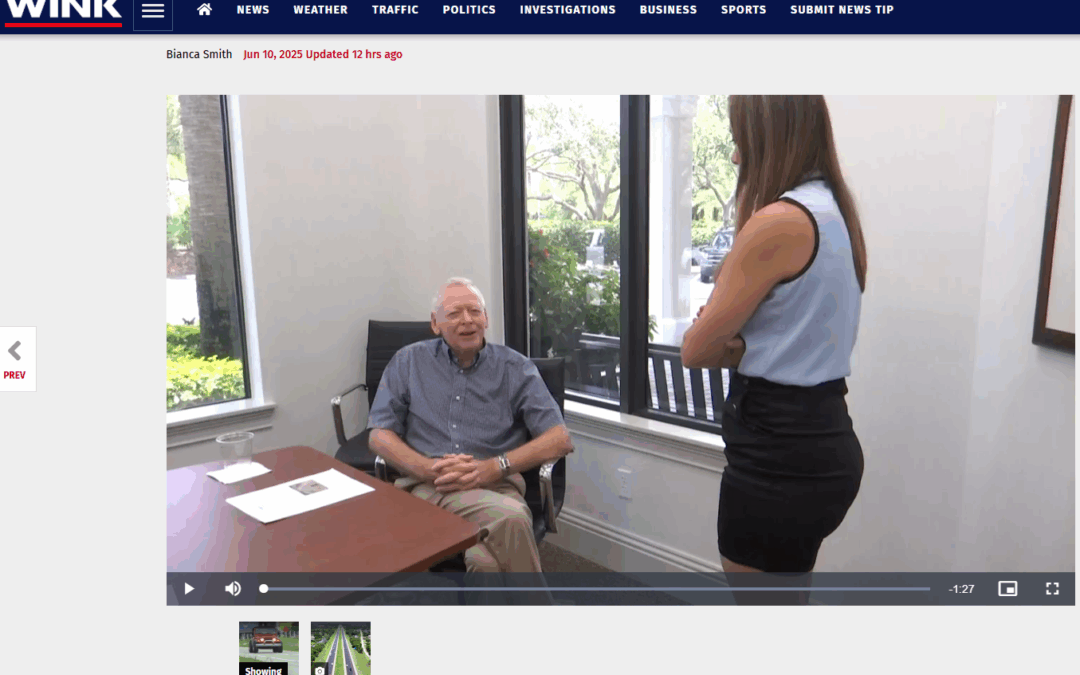 Wink News Interviews Engage Estero President on I-75 Expansion