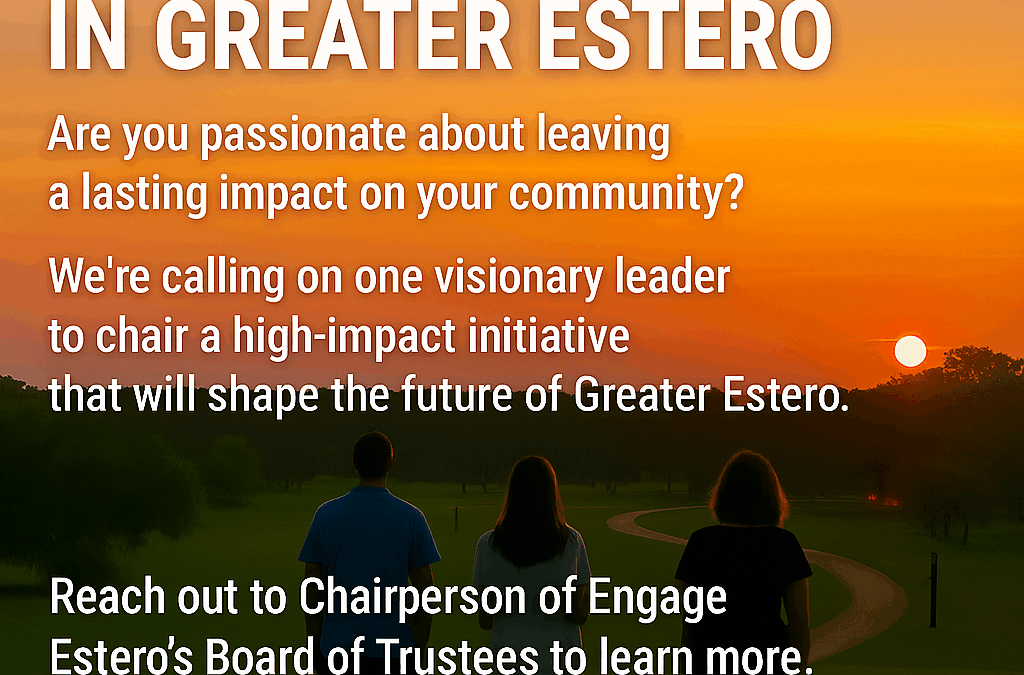 Lead a Legacy of Care in Greater Estero