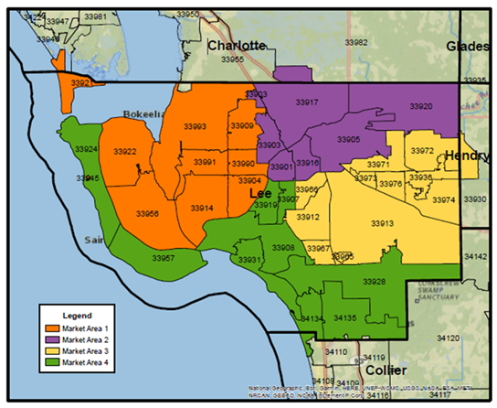 Map of Regions Studied Map of Regions Studied