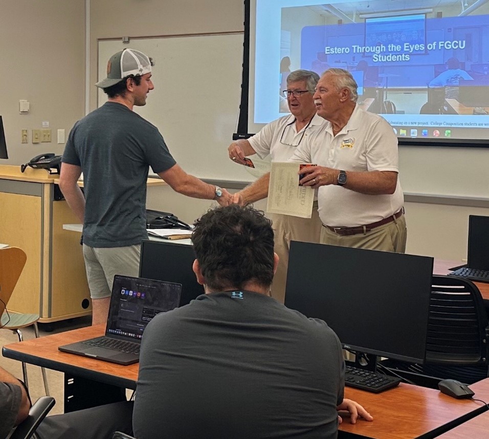 FGCU 2025 student essay recognition