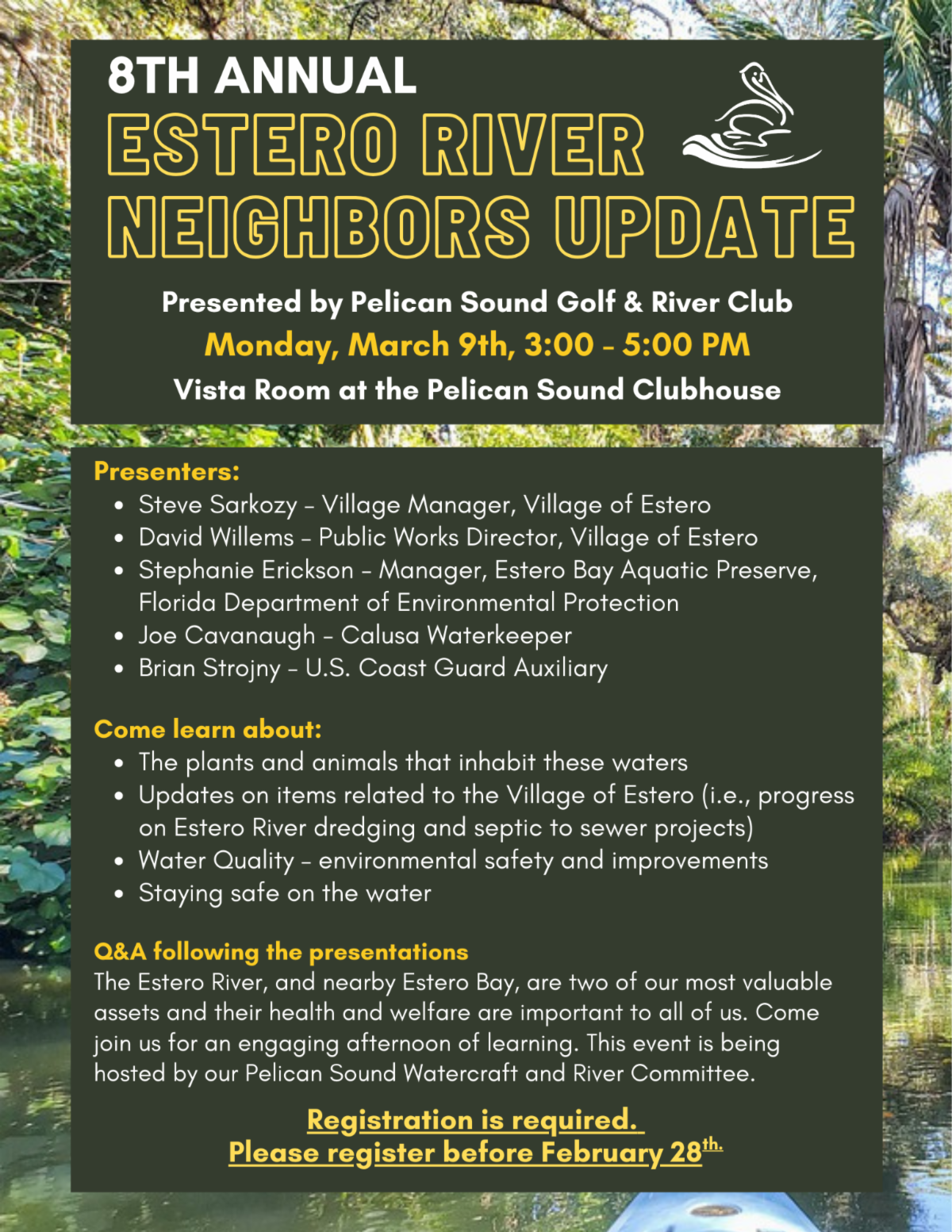 Pelican Sound River Update 2026