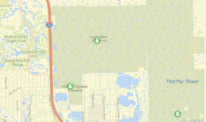 map of Kiker preserve