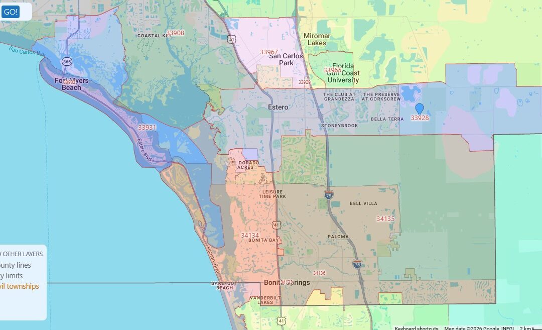 Why Does Estero Have Five ZIP Codes Instead of One?