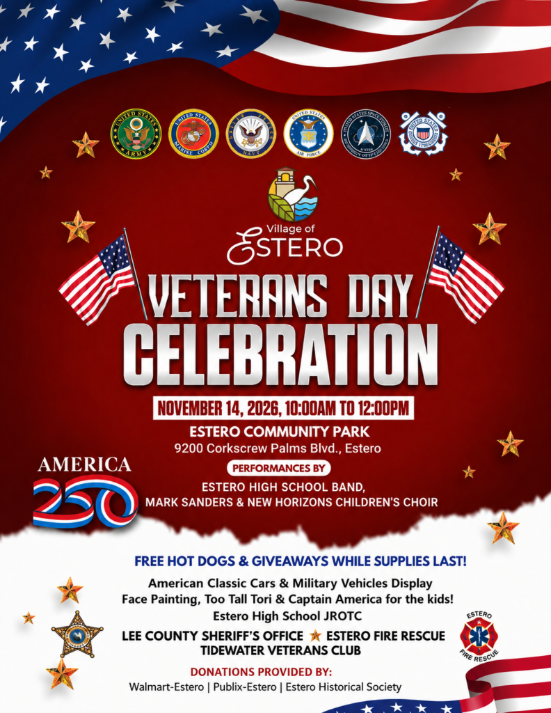 Village of Estero Veterans Day Celebration